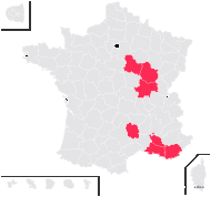 Bombycilaena bombycina (Lag.) Soják - carte de répartition