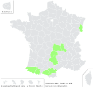 Salix bicolor Willd. - carte de répartition