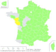 Salix cinerea L. - carte de répartition