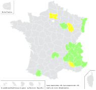 Salix daphnoides Vill. - carte de répartition