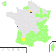 Salix rosmarinifolia sensu Host - carte de répartition