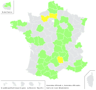 Calendula officinalis L. - carte de répartition