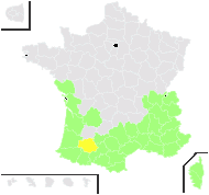 Osyris alba L. - carte de répartition