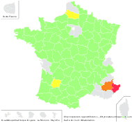 Chrysosplenium oppositifolium L. - carte de répartition