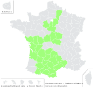 Carduncellus mitissimus (L.) DC. - carte de répartition