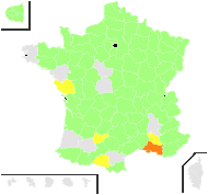 Grossularia vulgaris Bubani - carte de répartition