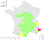 Anarrhinum bellidifolium var. lusitanicum (Jord. & Fourr.) P.Fourn. - carte de répartition