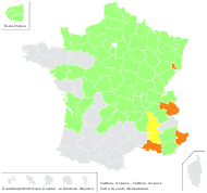 Carduus crispus L. - carte de répartition