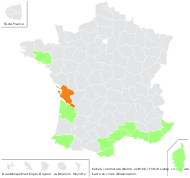 Kickxia commutata (Bernh. ex Rchb.) Fritsch subsp. commutata - carte de répartition
