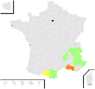 Linaria angustissima (Loisel.) Borbás - carte de répartition