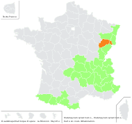 Melampyrum sylvaticum L. - carte de répartition