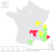 Melampyrum subalpinum (Jur.) A.Kern. - carte de répartition