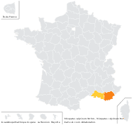 Antirrhinum elegans Ten. - carte de répartition