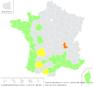 Parentucellia latifolia (L.) Caruel - carte de répartition
