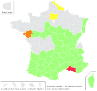 Scrophularia canina L. - carte de répartition