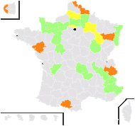 Venilia vernalis (L.) Fourr. - carte de répartition