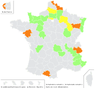 Scrophularia vernalis L. - carte de répartition