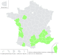 Veronica cymbalaria Bodard - carte de répartition