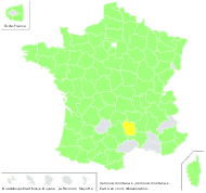 Veronica montana L. - carte de répartition