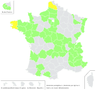 Veronica peregrina L. - carte de répartition