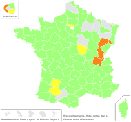 Hyoscyamus niger L. - carte de répartition