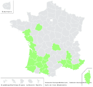 Solanum chenopodioides Lam. - carte de répartition