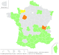 Centaurea aspera L. - carte de répartition