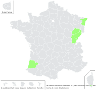 Utricularia ochroleuca R.W.Hartm. - carte de répartition