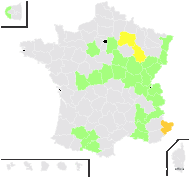 Valeriana officinalis L. subsp. officinalis - carte de répartition