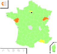 Fedia dentata (L.) Mirb. - carte de répartition