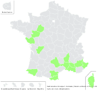 Valerianella truncata (Rchb.) Betcke - carte de répartition