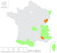 Viola biflora L. - carte de répartition