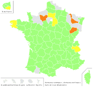 Centaurea calcitrapa L. - carte de répartition