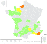 Narcissus ×medioluteus Mill. - carte de répartition