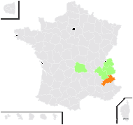 Vignea brunnescens (Pers.) Soják - carte de répartition