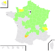 Carex gebhardii Willd. - carte de répartition