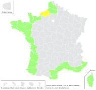 Carex extensa Gooden. - carte de répartition