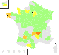 Caricina compacta (Lam.) St.-Lag. - carte de répartition