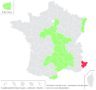 Acosta maculosa (Lam.) Holub - carte de répartition