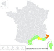 Cyperus capitatus Vand. - carte de répartition