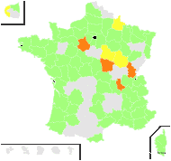 Scirpus medius Gray - carte de répartition