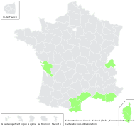 Schoenoplectus litoralis (Schrad.) Palla - carte de répartition
