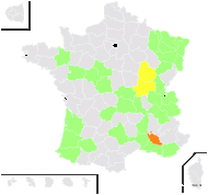 Schoenoplectus mucronatus (L.) Palla - carte de répartition