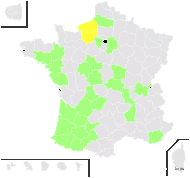 Lagarosiphon major (Ridl.) Moss - carte de répartition