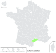 Iris xiphium L. - carte de répartition