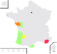 Romulea longistyla Jord. - carte de répartition