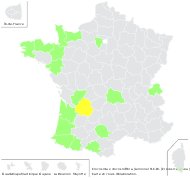 Crocosmia ×crocosmiiflora (Lemoine) N.E.Br. - carte de répartition