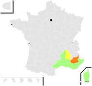 Juncus fontanesii J.Gay subsp. fontanesii - carte de répartition