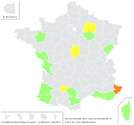 Juncus hybridus Brot. - carte de répartition
