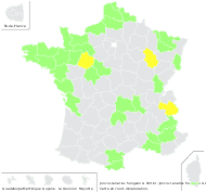 Juncus bufonius var. fasciculatus W.D.J.Koch - carte de répartition